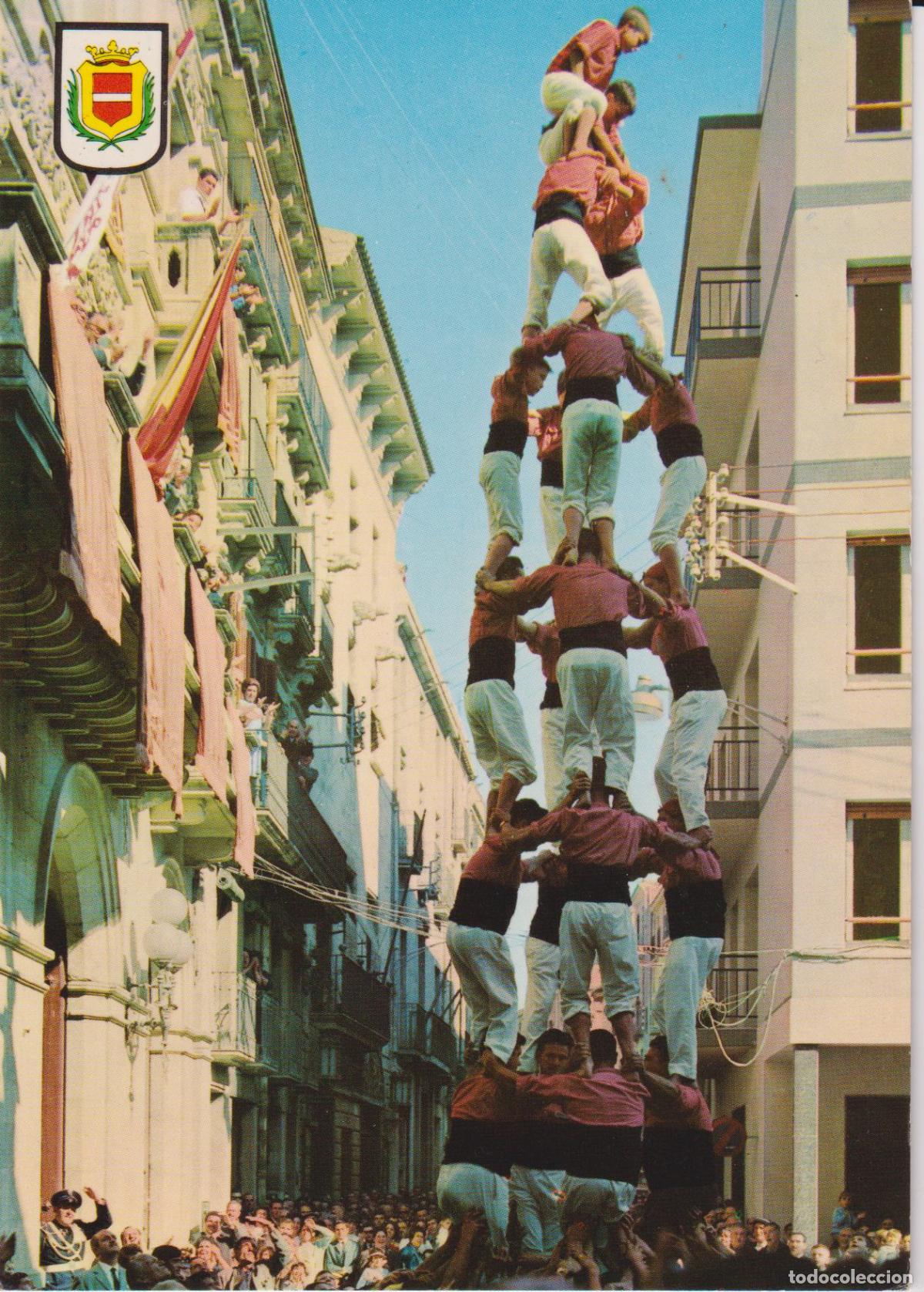 Postales: VALLS (TA S/CRRAGONA) XIQUETS DE VALLS, CUATRO DE OCHO - FOTO COLOR RAYMOND N&ordm;15 - SC