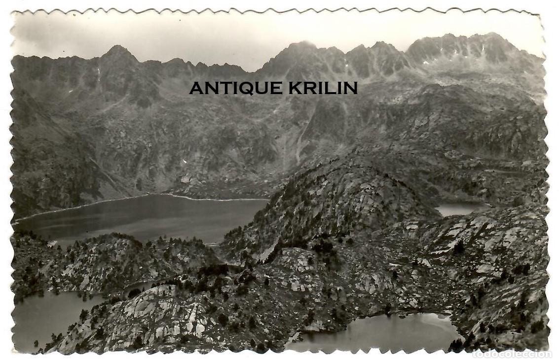 Postales: REGION DE ESPOT - SAN NICOLAU N&ordm; 27 LAGO NEGRO Y CRESTA AVION / EDI. SICILIA / SIN FRANQUEAR