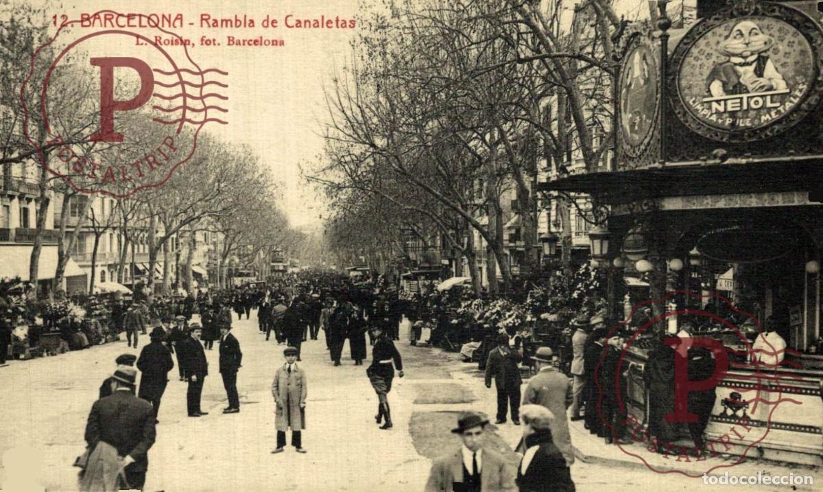 Postales: BARCELONA. RAMBLA DE CANALETAS