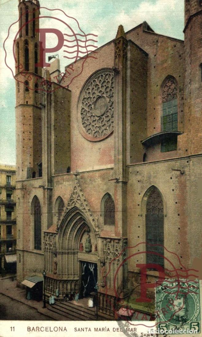Postales: BARCELONA SANTA MARIA DEL MAR.