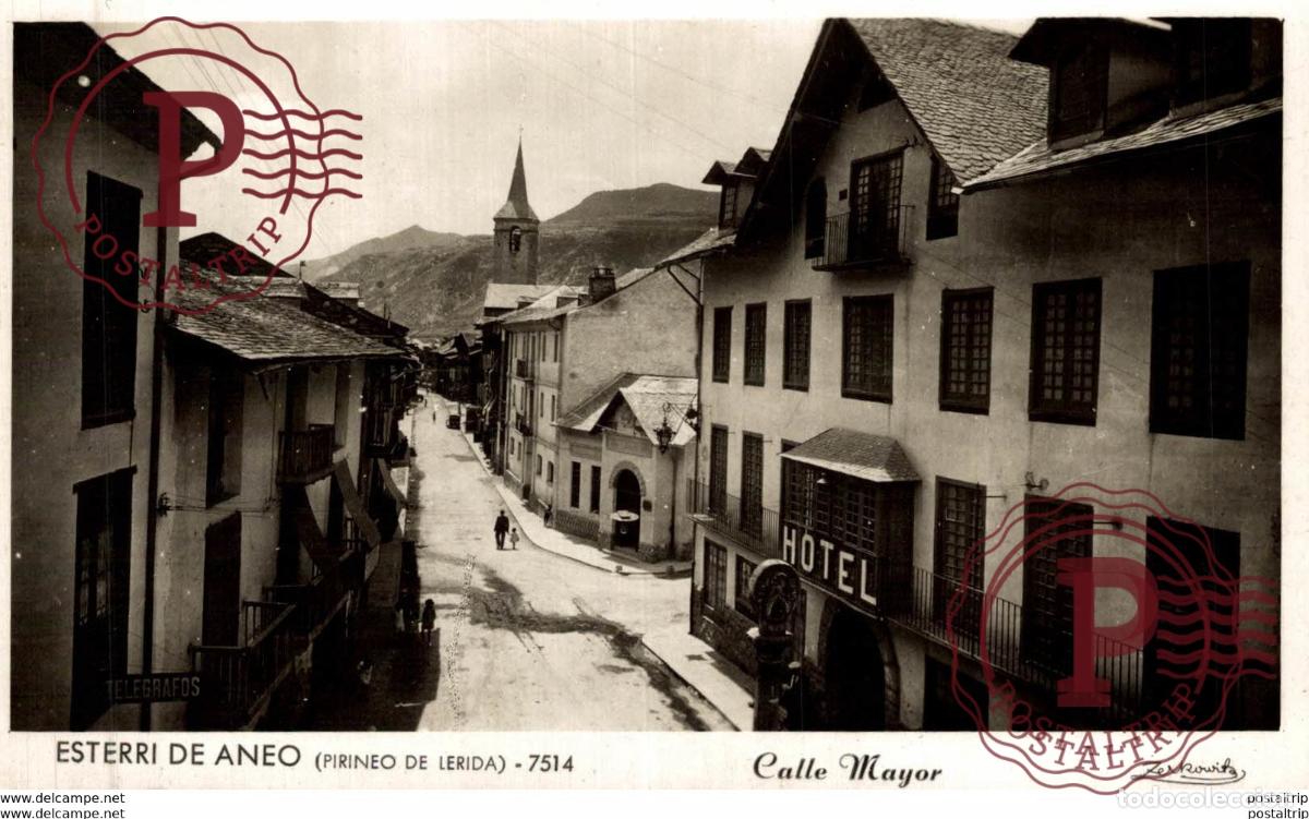 Postales: ESTERRI DE ANEO CALLE MAYOR