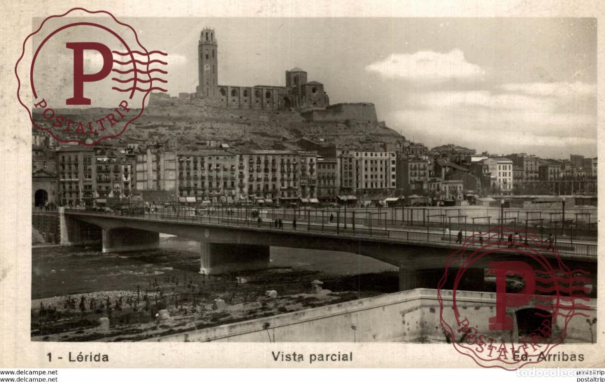 Postales: LERIDA, VISTA PARCIAL