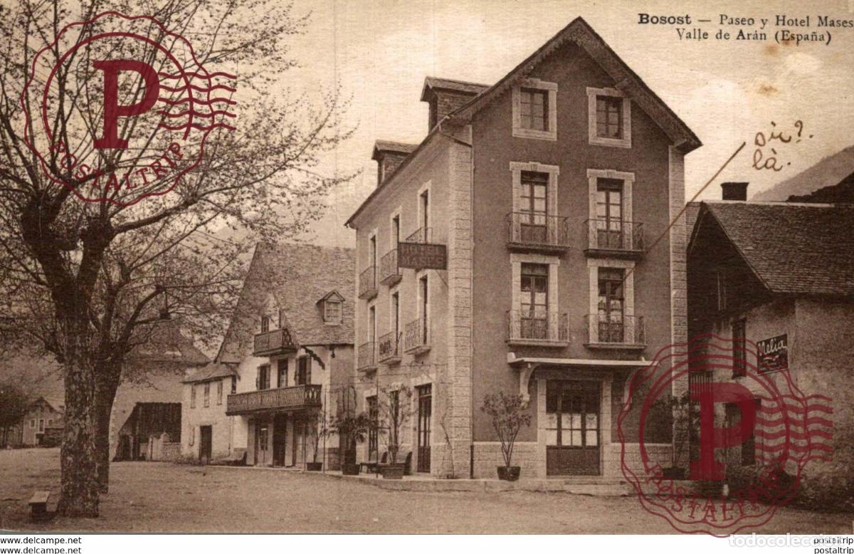 Postkarten: BOSOST - PASEO Y HOTEL MASES
