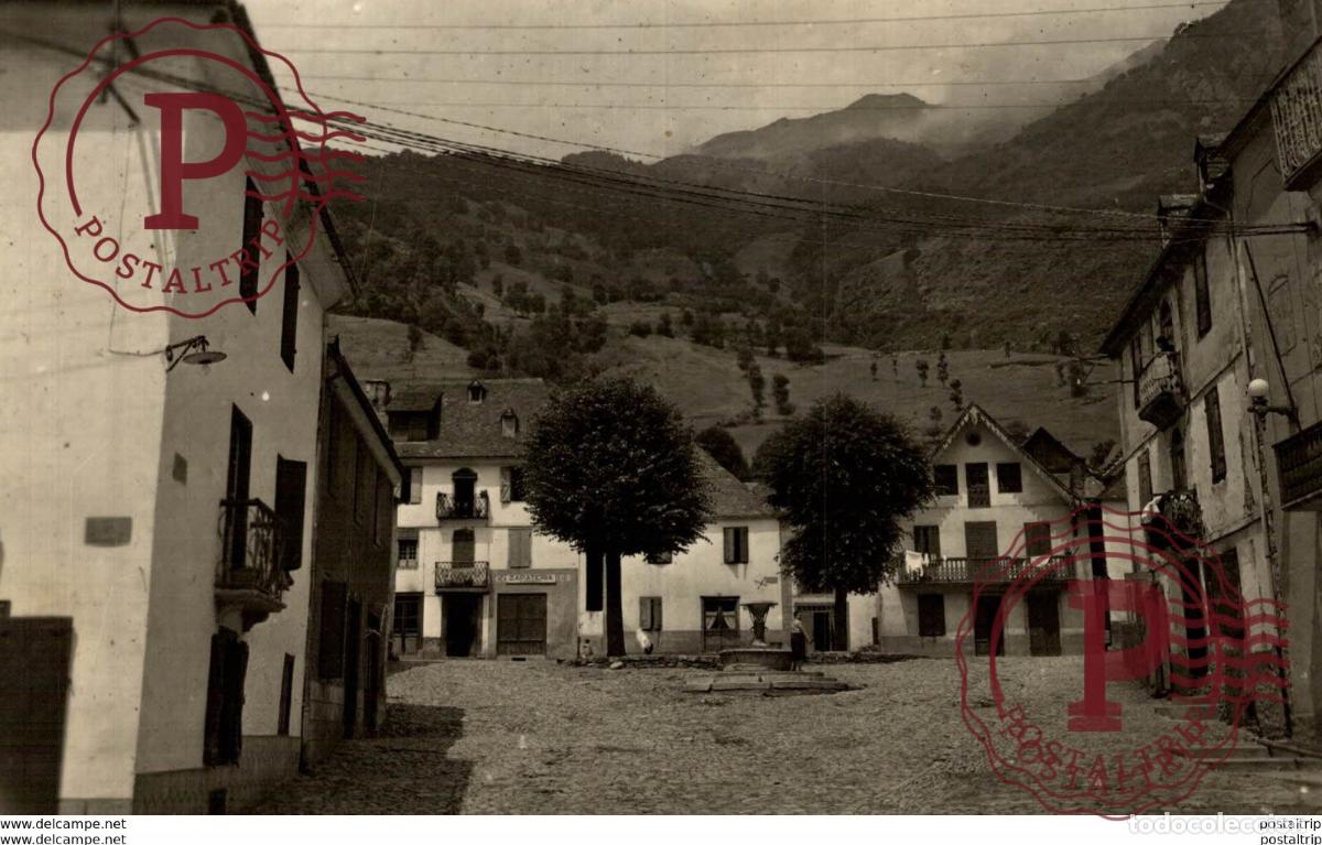 Postcards: BOSOST - PLAZA DE LA IGLESIA