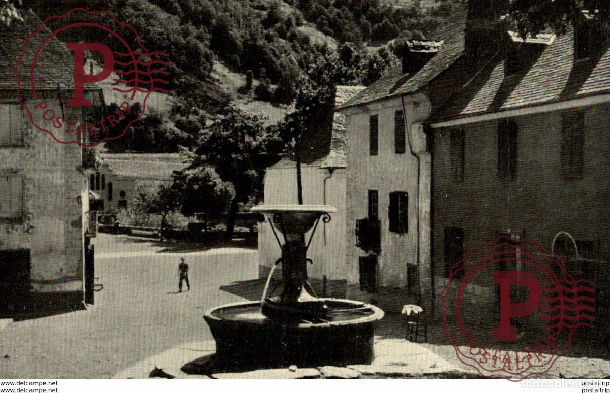 Postcards: LLEIDA. VALLE DE ARAN. BOSOST, FUENTE DE LA PLAZA MAYOR. ED. CAMI.