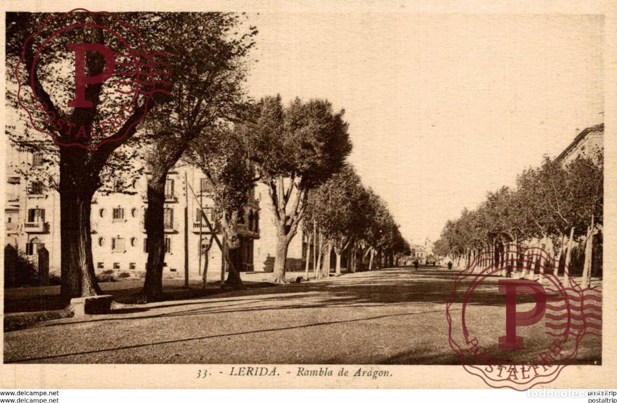 Postales: LERIDA, RAMBLA DE ARAGON