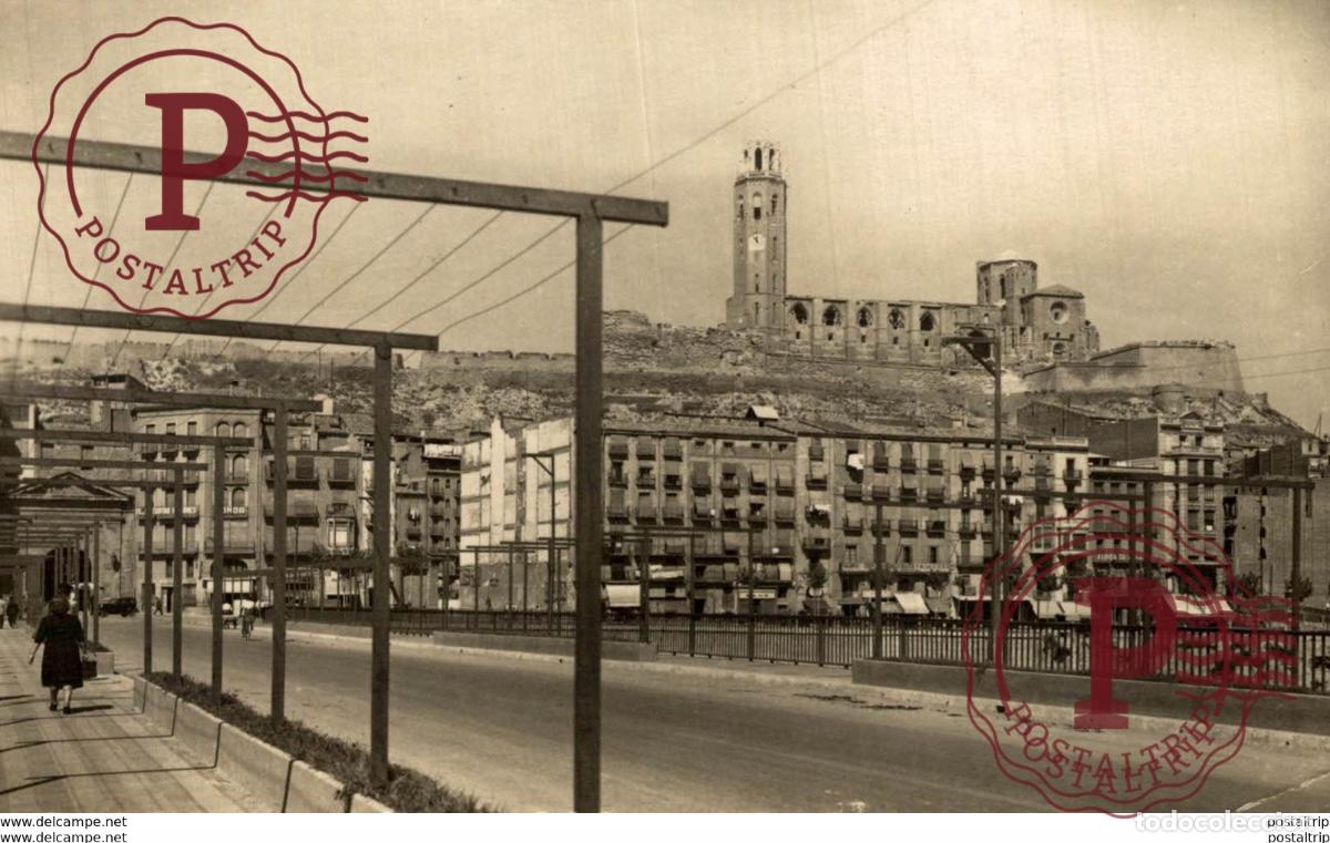Postales: LERIDA - LLEIDA - PUENTE SOBRE EL RIO SEGRE