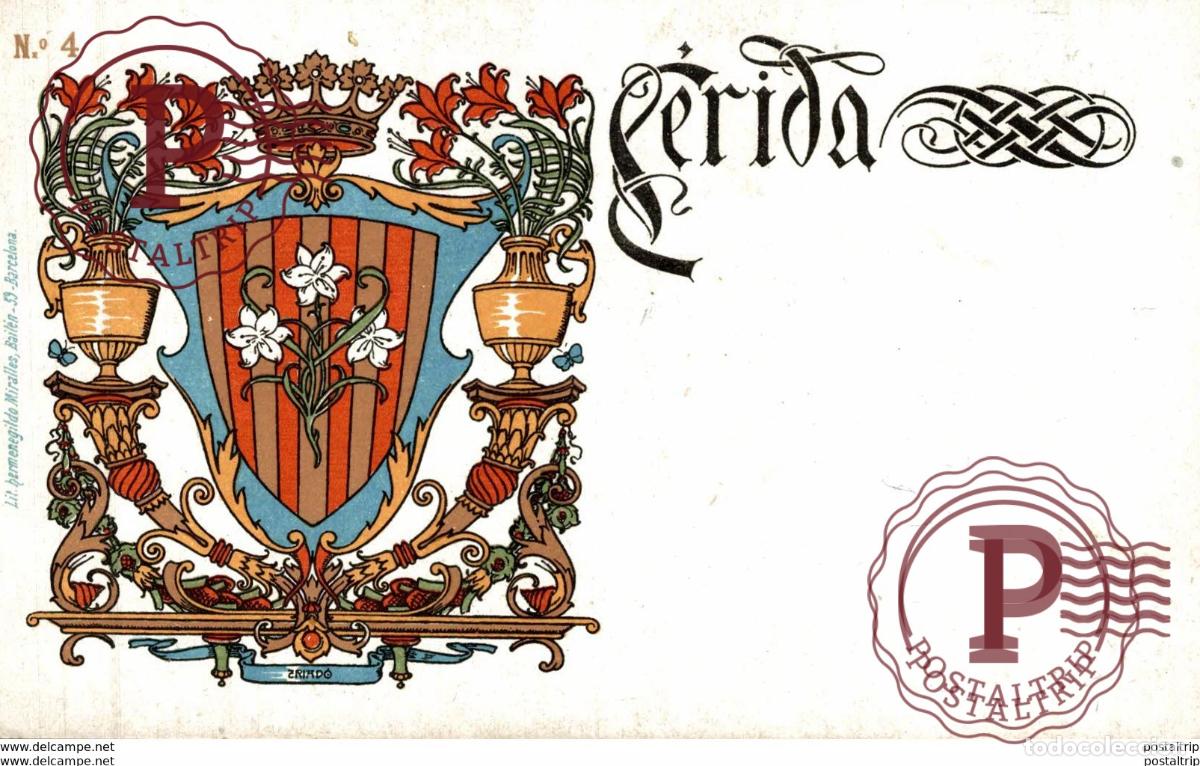 Postales: LERIDA LITOGRAFIA. - HERMENEGILDO MIRALLES