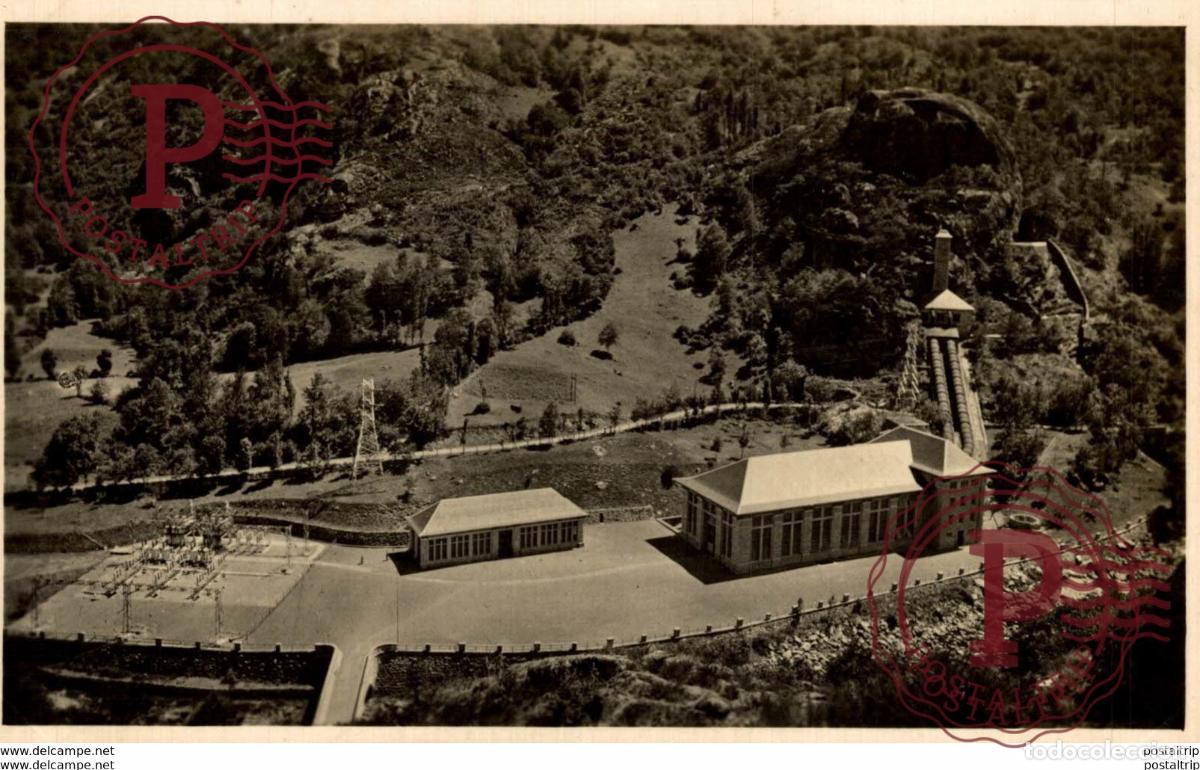 Postales: LES. CENTRAL HIDROELECTRICA
