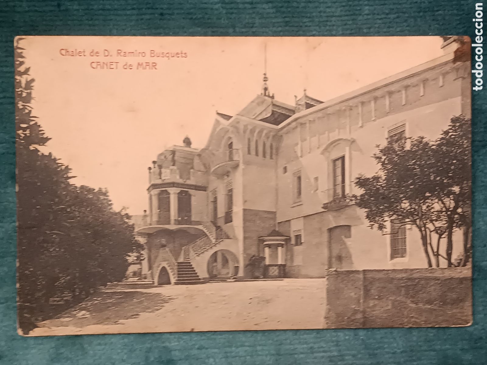 Postales: CANET DE MAR. Chalet de D. Ramiro Busquets
