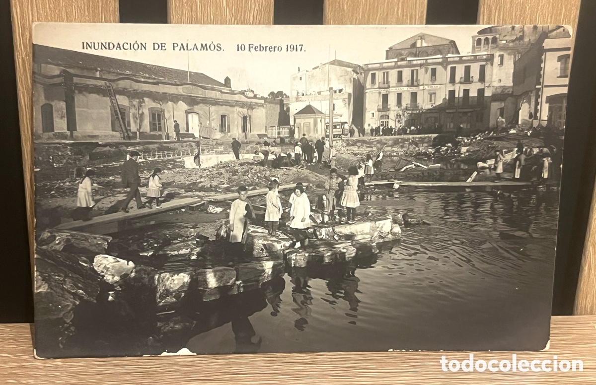 Postales: POSTAL FOTOGRAFICA: INUNDACI&Oacute;N DE PALAM&Oacute;S, 10 FEBRERO 1917