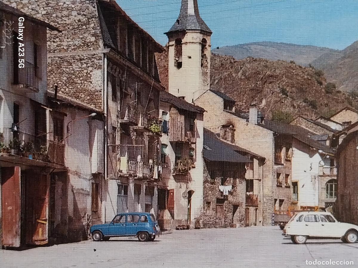Postales: ESTERRI D&acute;ANEU PIRINEO CATALAN ED SICILIA 200 SC ORIGINAL COCHES CLASICOS ROPA TENDIDA