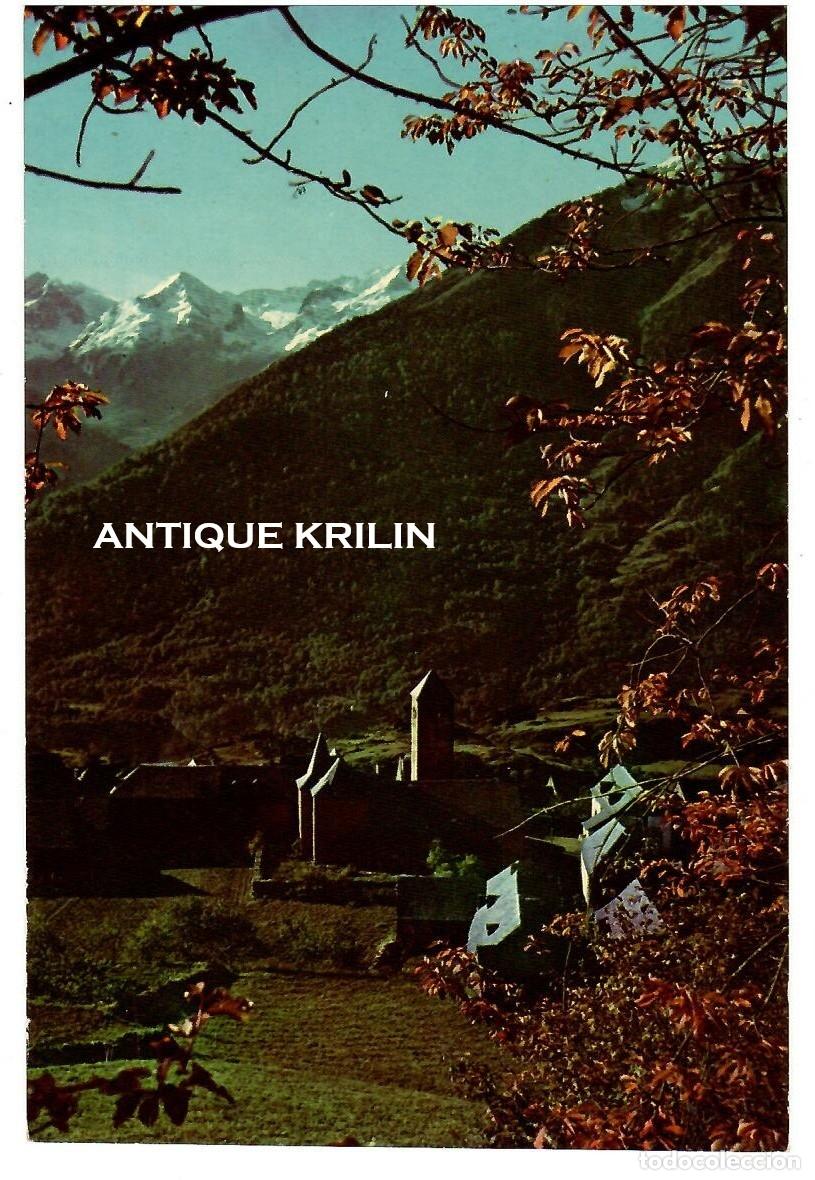 Postales: VALLE DE ARAN / VILAMOS , AL FONDO LA MALADETTA / EDICION CYP SERIE II N&ordm; 1675 / SIN FRANQUEAR