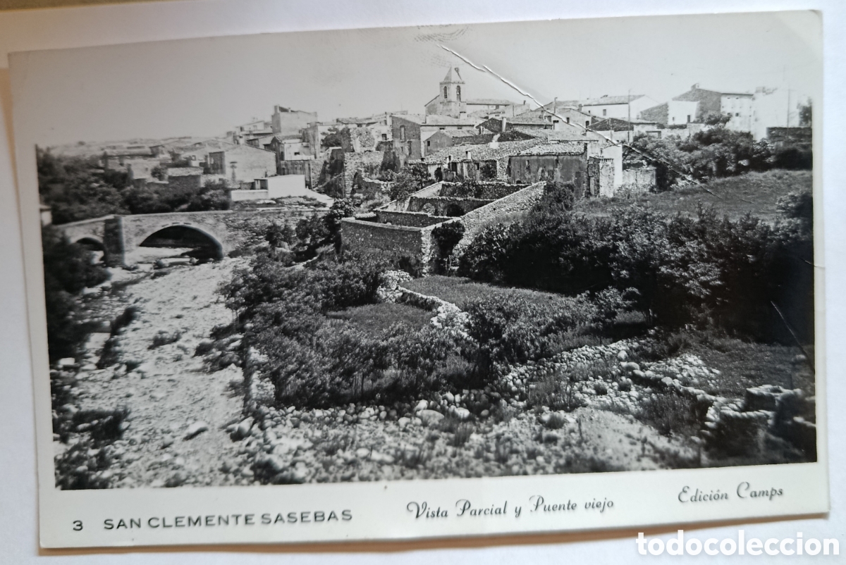 Postales: 3 SAN CLEMENTE SASEBAS-PUENTE VIEJO-EDICION CAMPS POSTAL FOTOGRAFICA. SIN CIRCULAR .