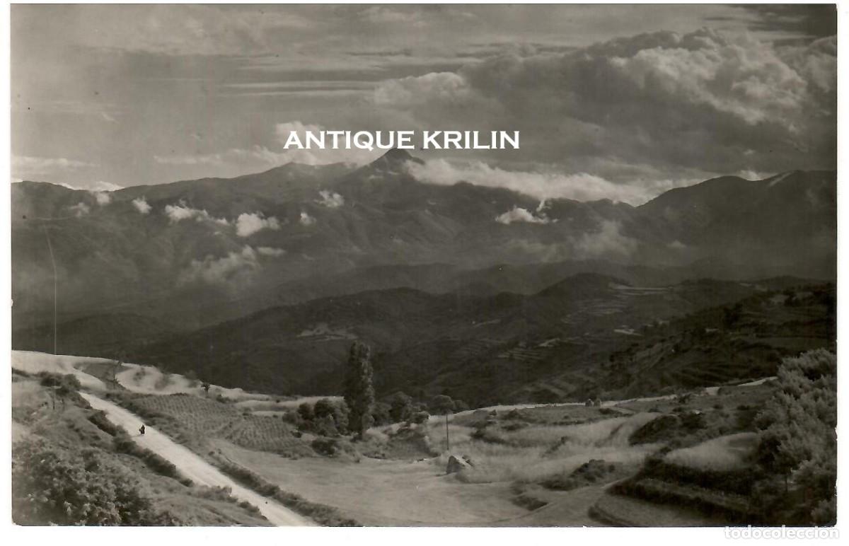 Postales: SAN HILARIO SACALM , MONTSENY DESDE LA MIRANDA / EDICION BOSCH / FRANQUEADA