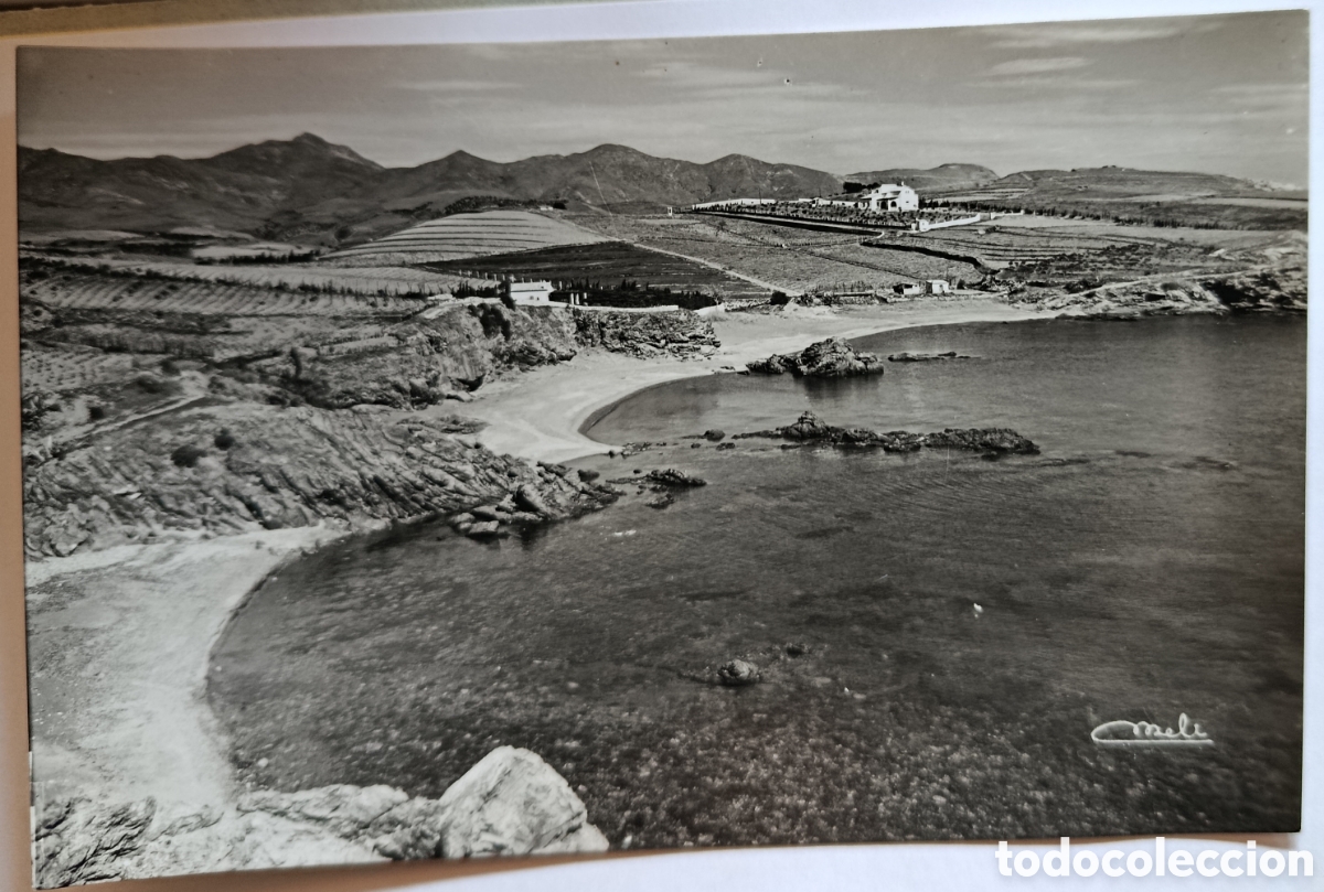 Postales: POSTAL FOTOGRAFICA GIRONA LLANSA COSTA BRAVA PLAYA DE LA FARELLA. ED. FOTO MELI. SIN CIRCULAR