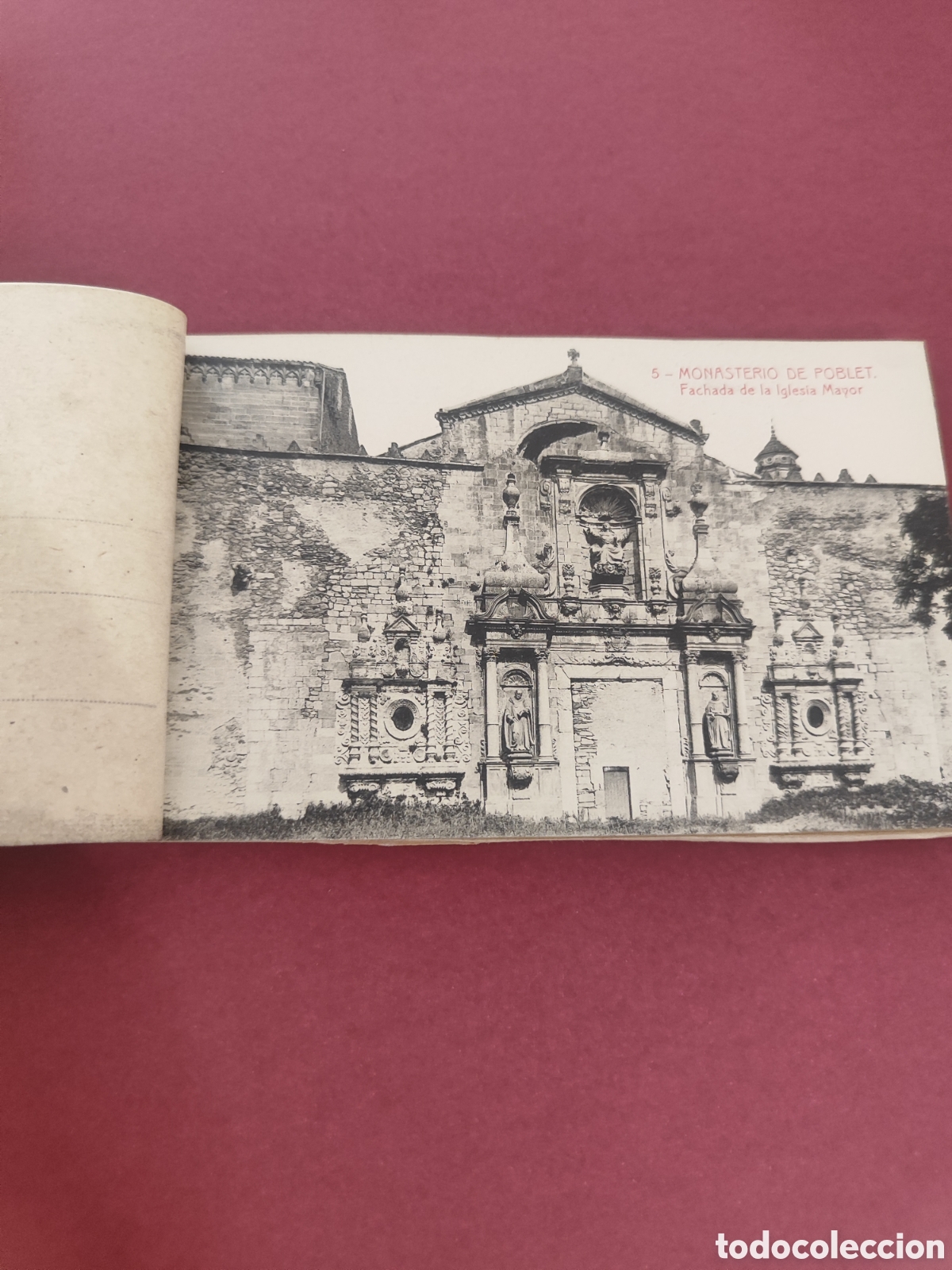 Postales: Antiguo libro de postales Monasterio de Poblet. - Foto 5