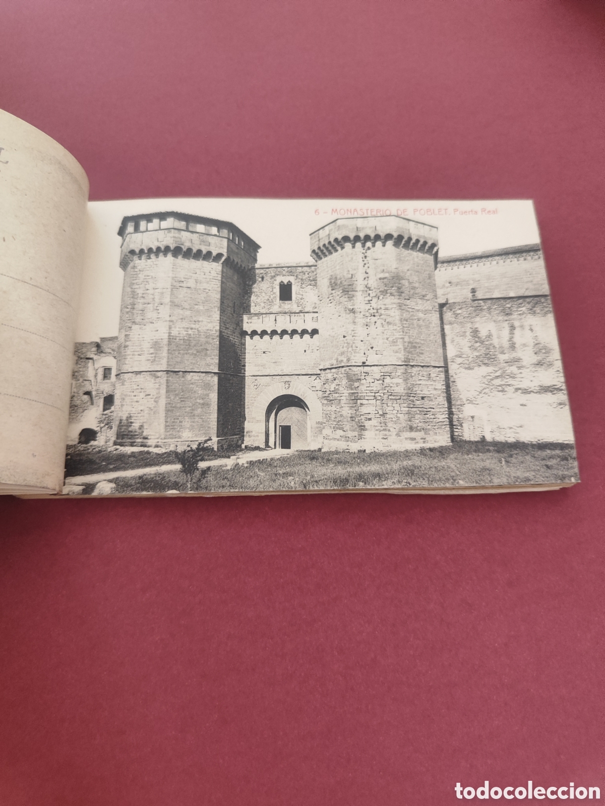 Postales: Antiguo libro de postales Monasterio de Poblet. - Foto 6