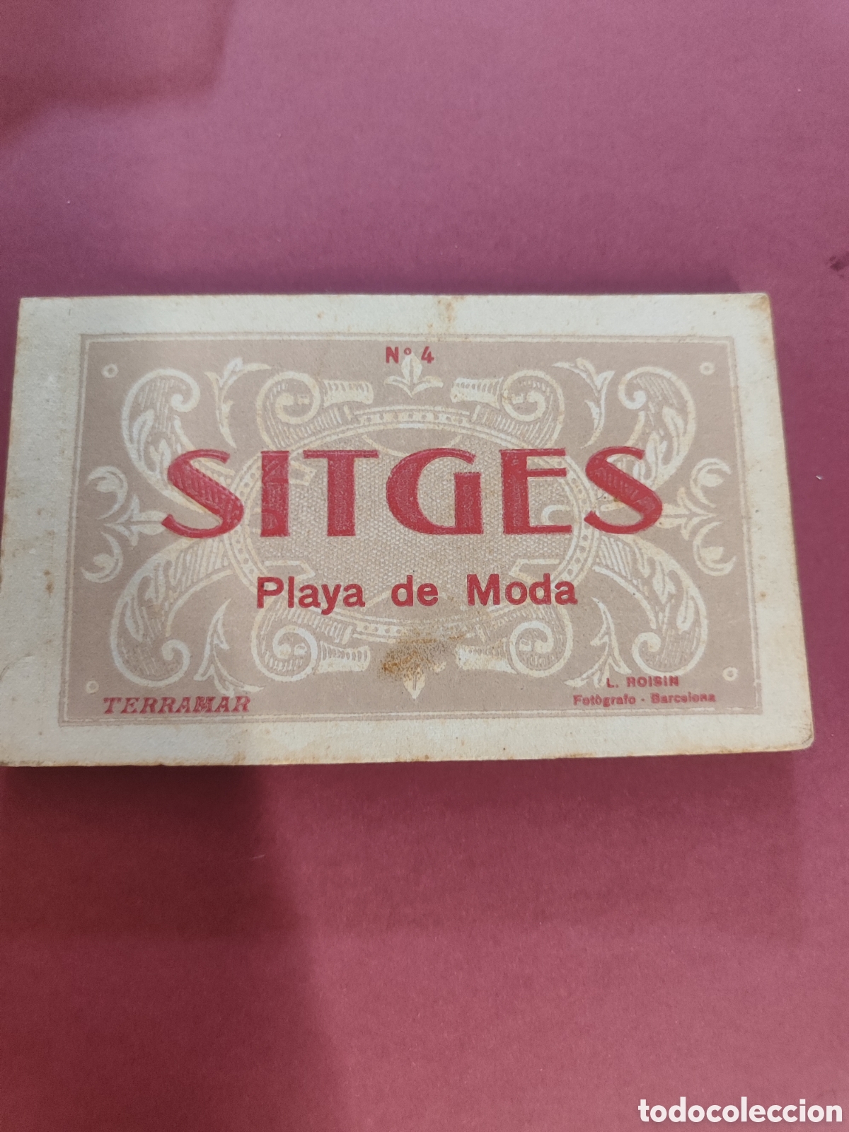 Postales: Block de postales antiguas Sitges playa de moda No.4