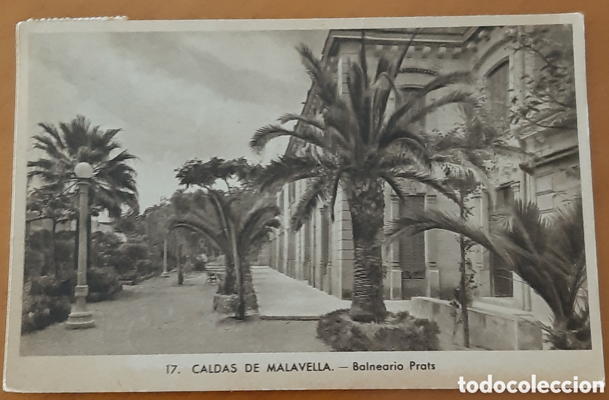 Postales: Postal Caldas de Malavella. Balneario Prats. Barcelona. Escrita y circulada. R1155