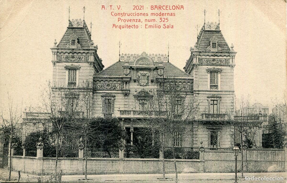 Postales: BARCELONA-CONSTRUCCIONES MODERNAS-ARQUITECTO E.SALA- ATV N&ordm; 2021