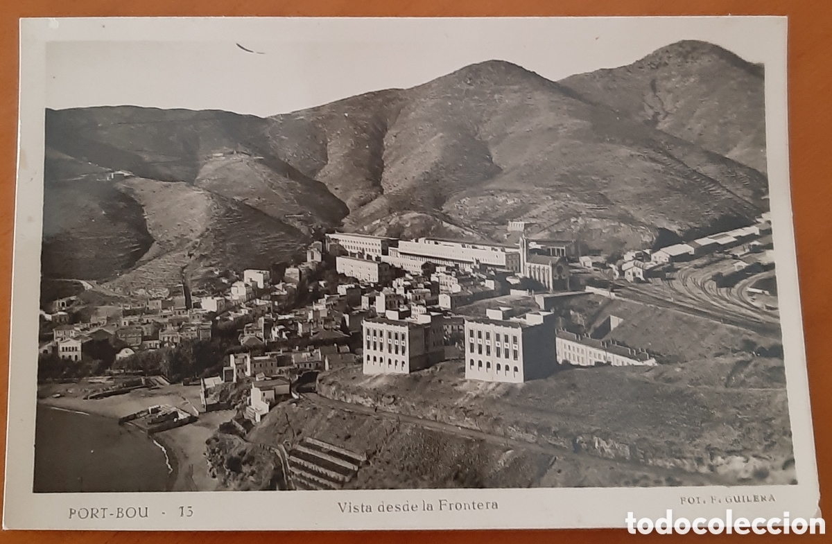 Postales: Postal Port Bou Gerona. Vista desde la Frontera. Escrita. R10167