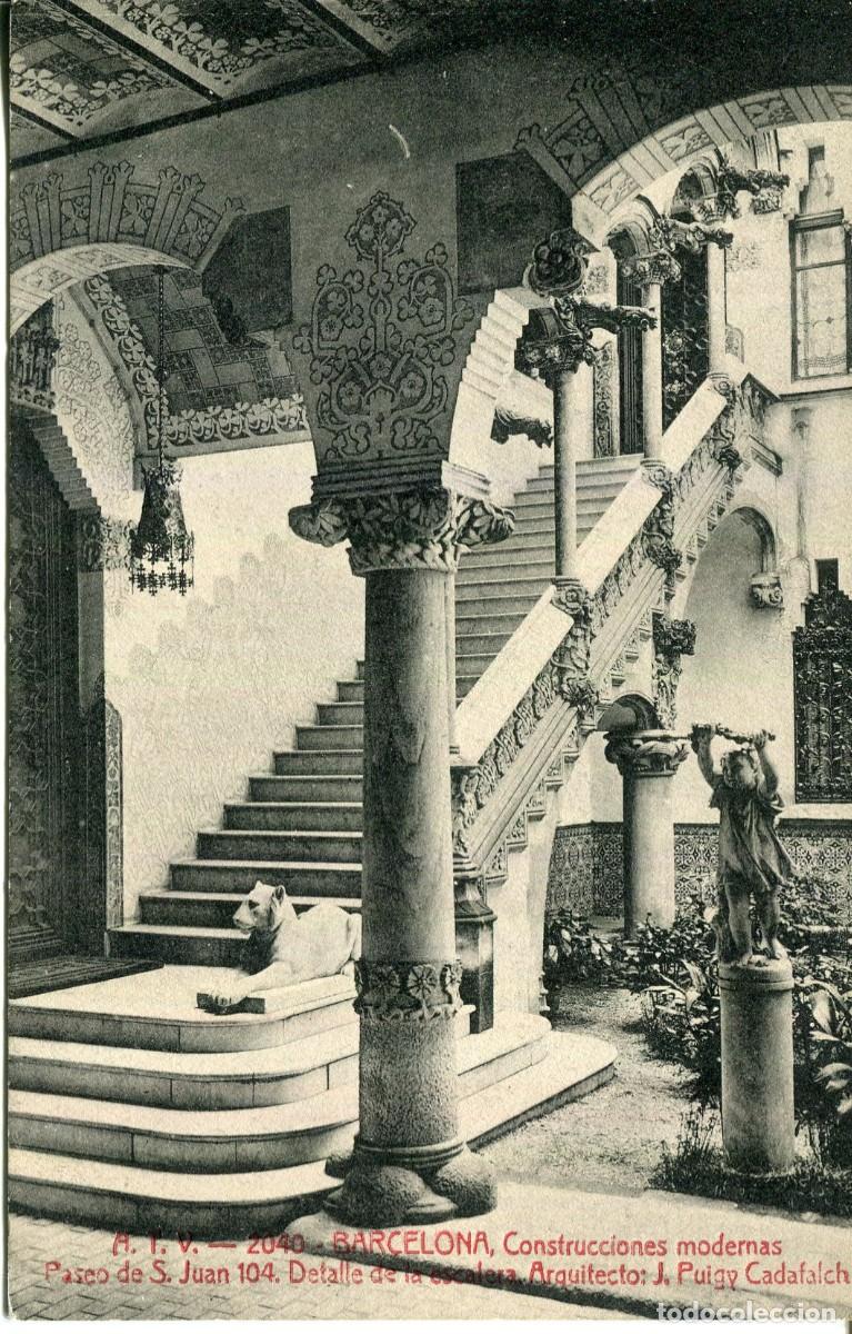 Postales: BARCELONA-CONSTRUCCIONES MODERNAS-ARQUITECTO J.PUIG CADAFALCH- ATV N&ordm; 2040