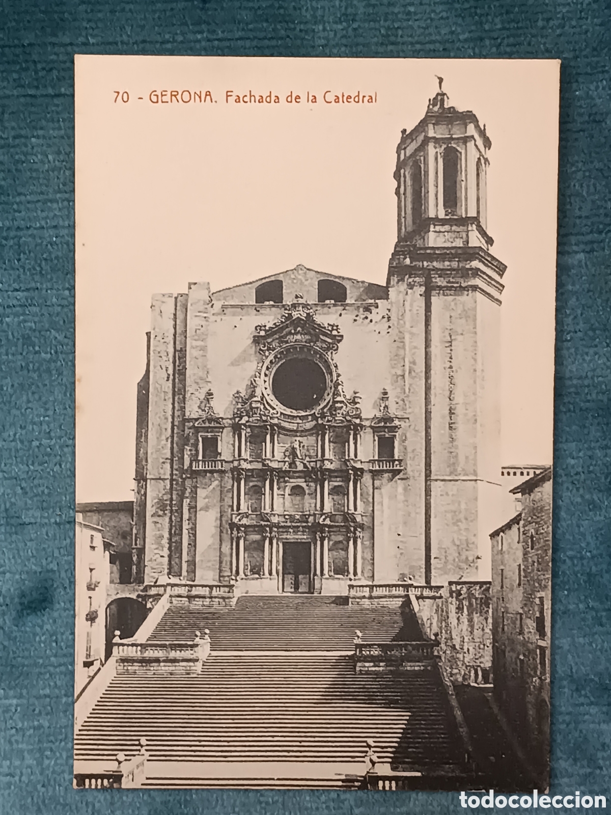 Postales: 70 GERONA. Fachada de la Catedral. (Girona)