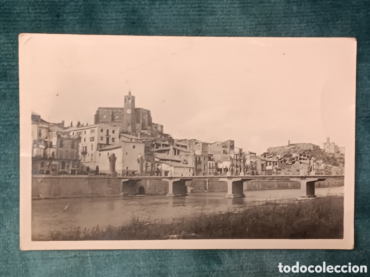 Postales: 18 BALAGUER. Vista parcial y r&iacute;o Segre