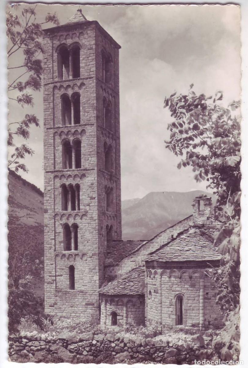 Postales: Valle de Boh&iacute; (L&eacute;rida): Iglesia rom&aacute;nica de San Clemente de Tahull. Ed Oficina Turismo (A&ntilde;os 50)
