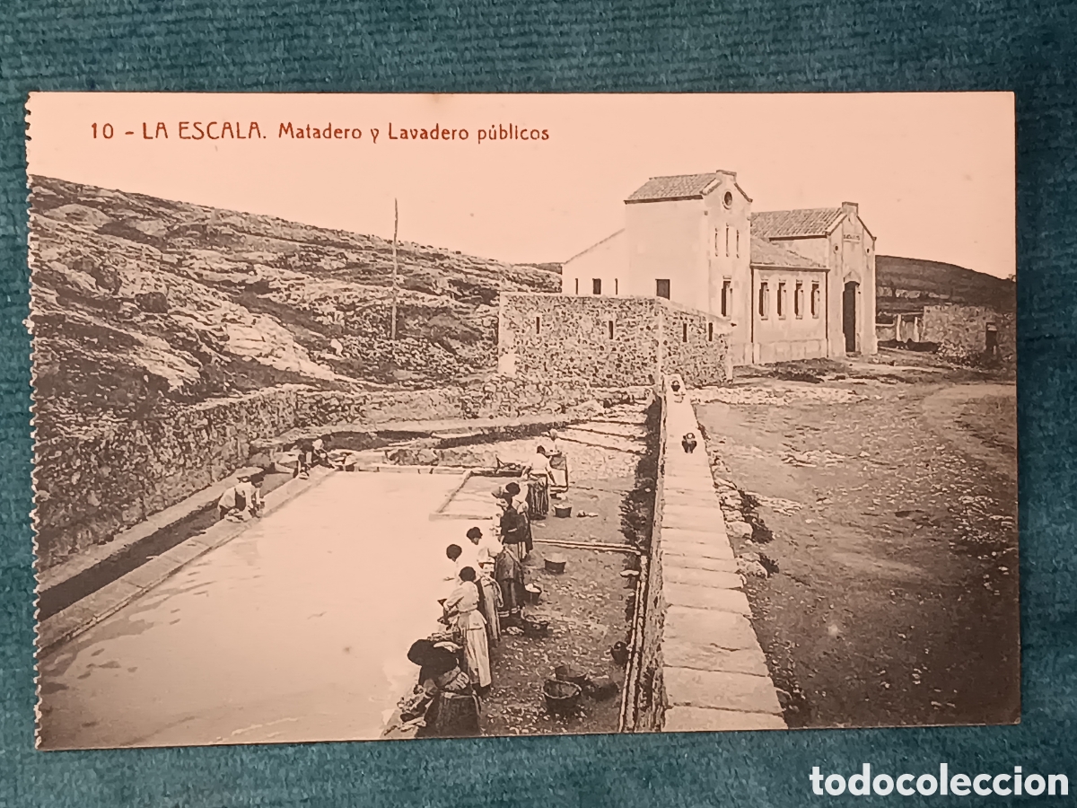 Postales: 10 LA ESCALA. Matadero y Lavadero p&uacute;blicos. (L'Escala)