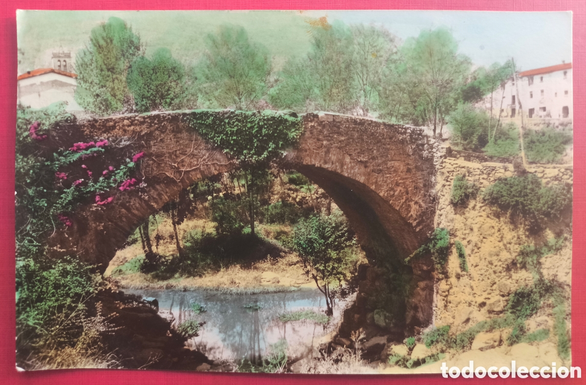 Postales: SANT FELIU DE PALLEROLS PONT SANT SEBASTI&Agrave; POSTAL COLOREADA C. 1960