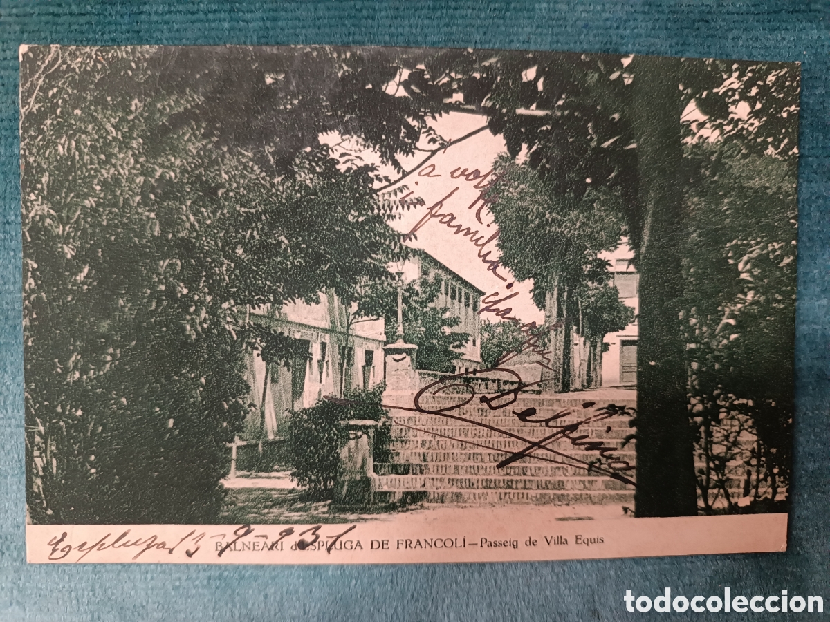 Postales: BALNEARI d ESPLUGA DE FRANCOL&Iacute;. Passeig de Villa Esquis
