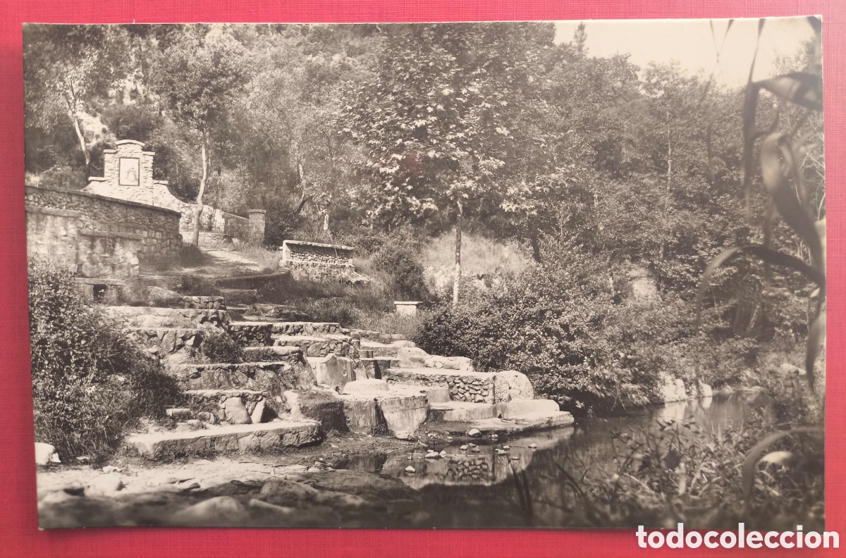 Postales: SANTA COLOMA DE FARNERS FONT SANT DALMACI POSTAL FOTOGR&Aacute;FICA ED. BOSCH GIRONA C. 1960