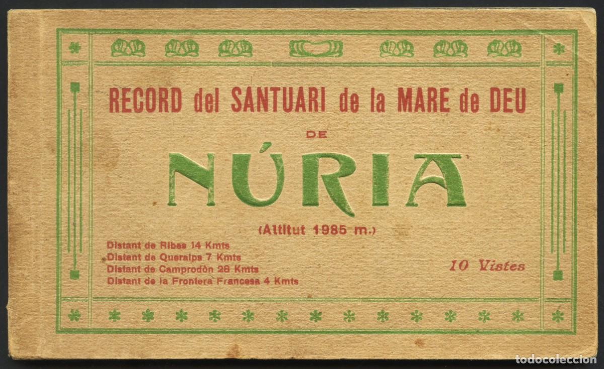 Postales: TARJETA POSTAL, BLOC 10 POSTALES, RECORD DEL SANTUARI DE N&Uacute;RIA