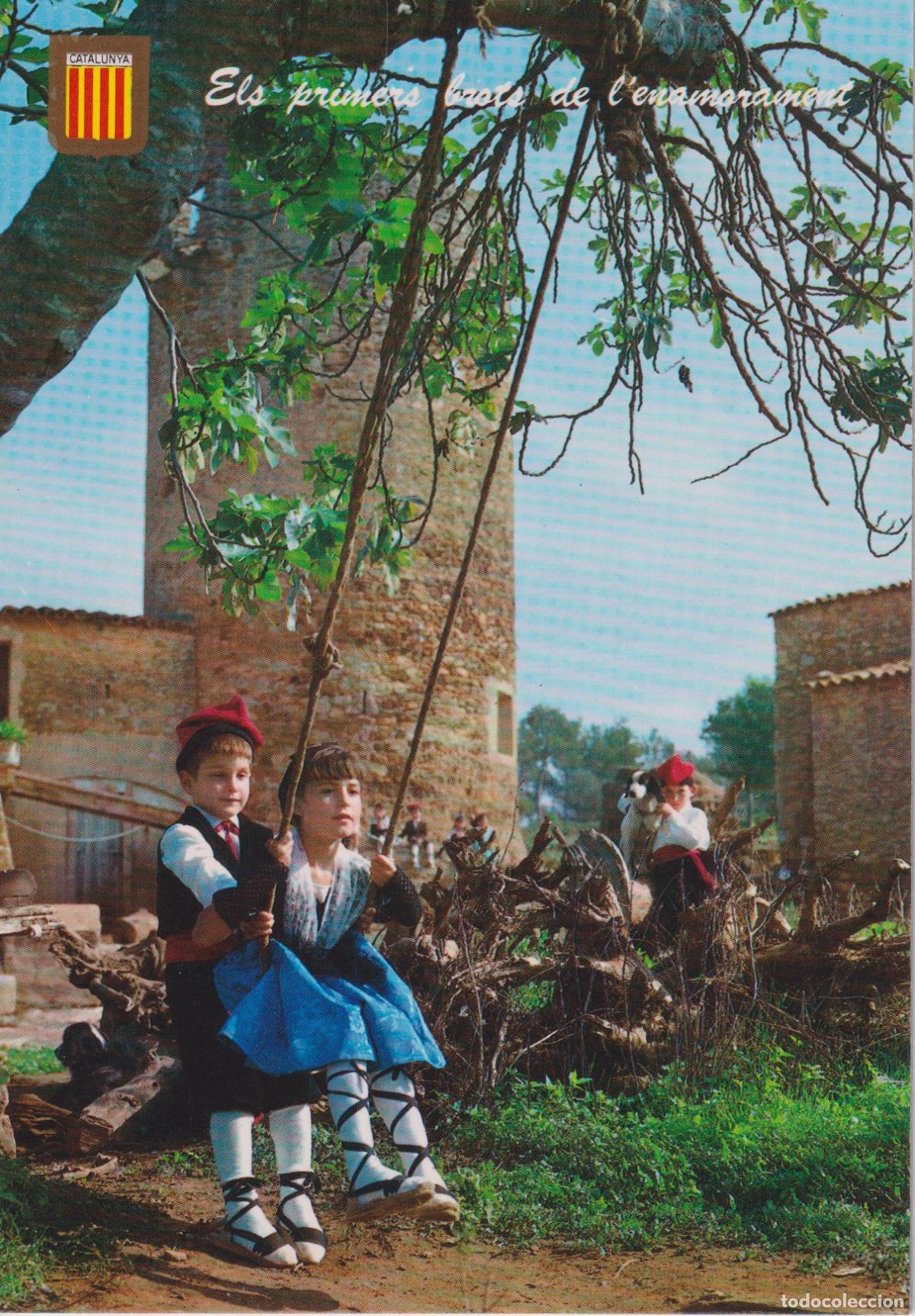 Postales: CATALUNYA TIPICA, AMB L'ENC&Iacute;S DEL TEU MIRAR... &ndash; ESCUDO DE ORO N&ordm;8 &ndash; S/C