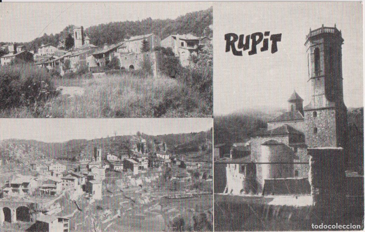 Postales: RUPIT (BARCELONA) VARIAS VISTAS &ndash; DORSO BREU HIST&Ograve;RIA DE RUPIT