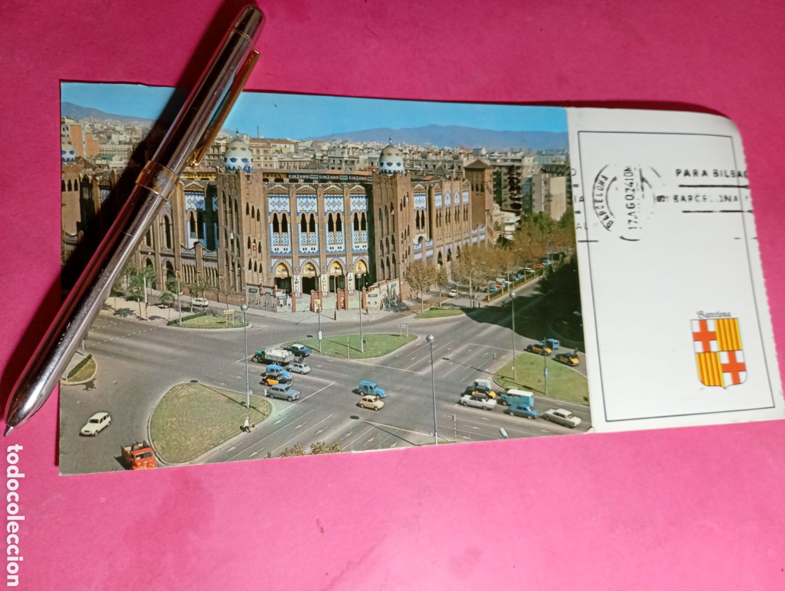 Postales: barcelona PLAZA DE TOROS ''MONUMENTAL'' CIRCULADA COLOR