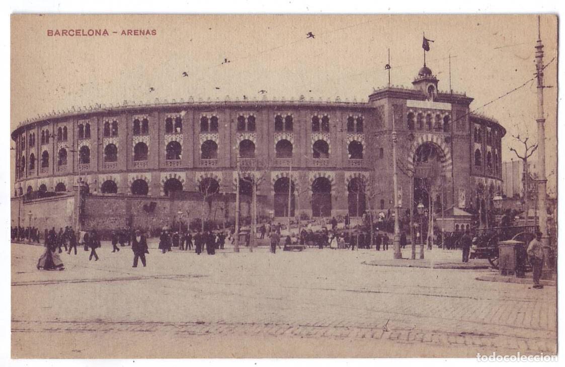 Postales: Barcelona: Arenas. No consta editor. Circulada (A&ntilde;os 20)