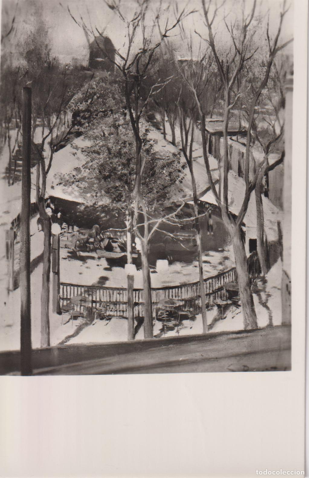 Postales: SITGES &ndash; MUSEO DEL CAU FERRAT &ndash; PATIO DE MONTMARTRE, OLEO SANTIAGO RUSI&Ntilde;OL (1890) &ndash; S/C
