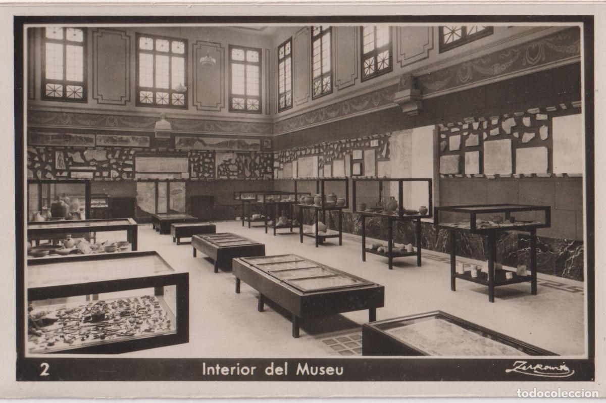 Postales: TARRAGONA, NECROPOLI CRISTIANO-ROMANA, INTERIOR DEL MUSEO &ndash; A.ZERKOWITZ 2 &ndash; S/C
