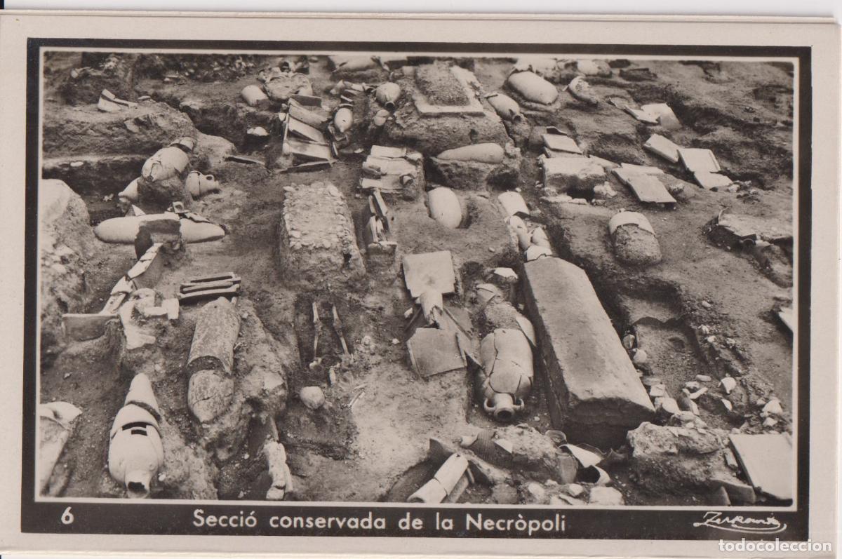 Postales: TARRAGONA, NECROPOLI CRISTIANO-ROMANA, SECCI&Oacute;N CONSERVADA &ndash; A.ZERKOWITZ 6 &ndash; S/C
