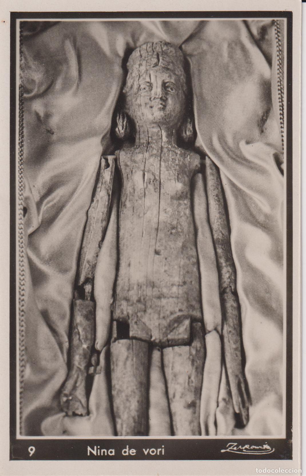 Postales: TARRAGONA, NECROPOLI CRISTIANO-ROMANA, MU&Ntilde;ECA DE MARFIL &ndash; A.ZERKOWITZ 9 &ndash; S/C