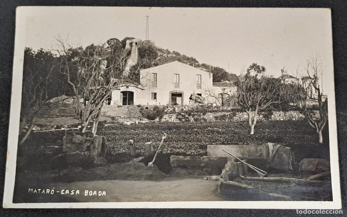 Postales: Antigua foto postal de Matar&oacute; Casa Boada