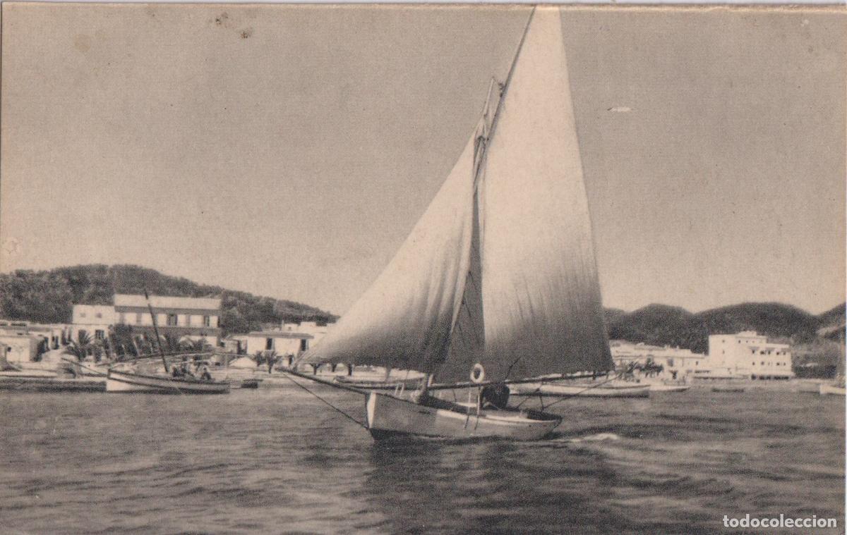 Postales: IBIZA, SAN ANTONIO ABAD, DETALLE DEL PUERTO &ndash; FOTO VI&Ntilde;ETS 5 &ndash; S/C