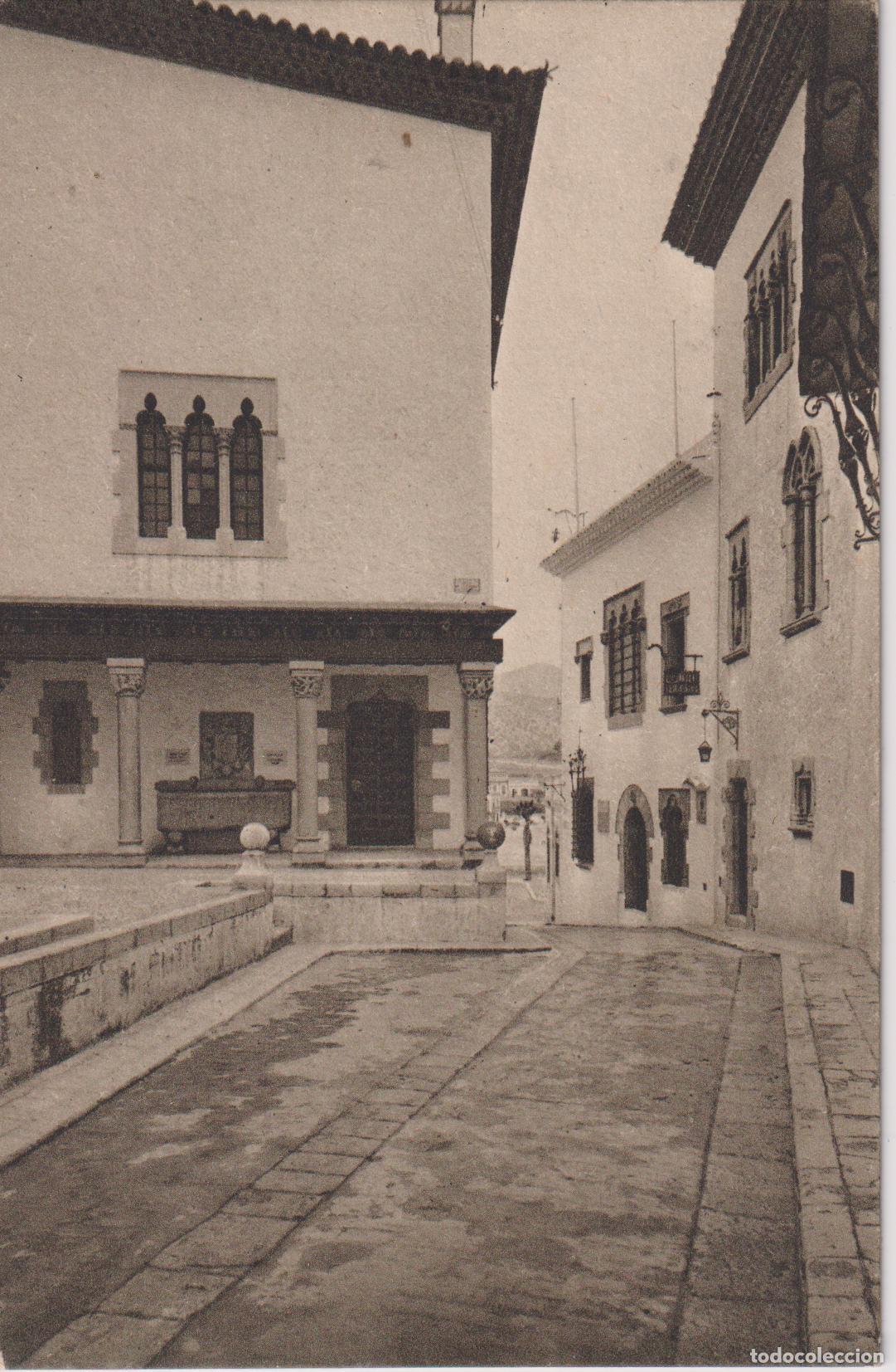 Postales: SITGES, MUSEO DEL CAU FERRAT, FACHADA EN LA CALLE FONOLLAR &ndash; NAGSA SERIE 1&ordf; N&ordm;2 &ndash; S/C