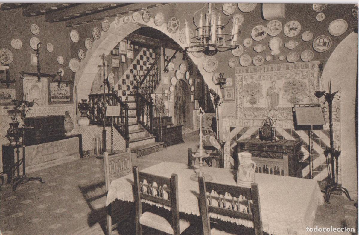 Postales: SITGES, MUSEO DEL CAU FERRAT, COMEDOR &ndash; NAGSA SERIE 1&ordf; N&ordm;3 &ndash; S/C