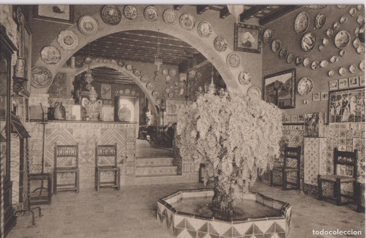 Postales: SITGES, MUSEO DEL CAU FERRAT, SURTIDOR &ndash; NAGSA SERIE 1&ordf; N&ordm;6 &ndash; S/C
