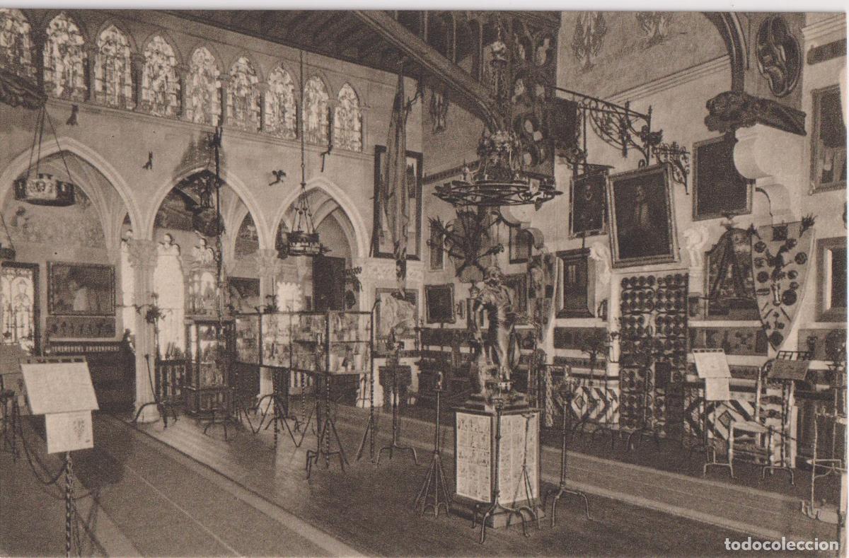Postales: SITGES, MUSEO DEL CAU FERRAT, VISTA PARCIAL DE LA GRAN SALA &ndash; NAGSA SERIE 1&ordf; N&ordm;8 &ndash; S/C