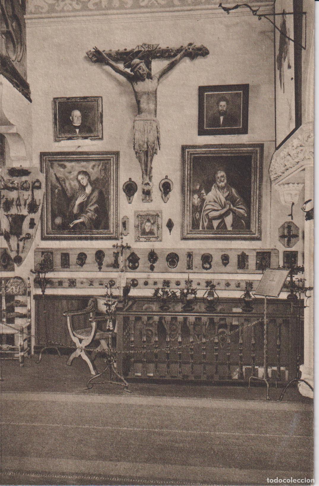 Postales: SITGES, MUSEO DEL CAU FERRAT, DETALLE DE LA SALA GRANDE &ndash; NAGSA SERIE 1&ordf; N&ordm;10 &ndash; S/C